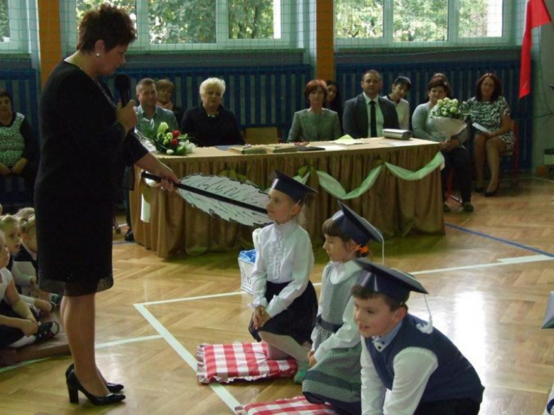 Uroczystości w szkole w Udaninie
