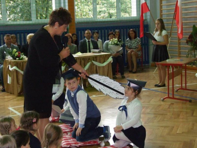 Uroczystości w szkole w Udaninie