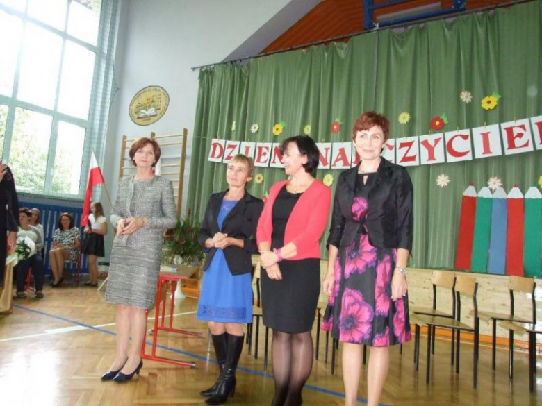 Uroczystości w szkole w Udaninie