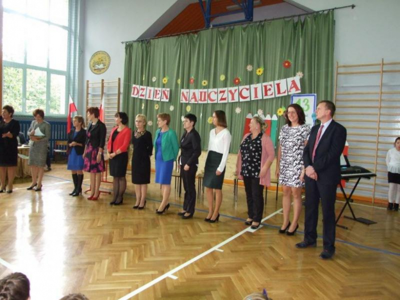 Uroczystości w szkole w Udaninie