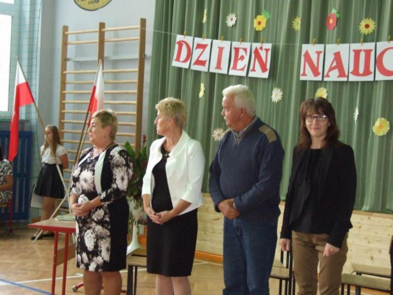 Uroczystości w szkole w Udaninie