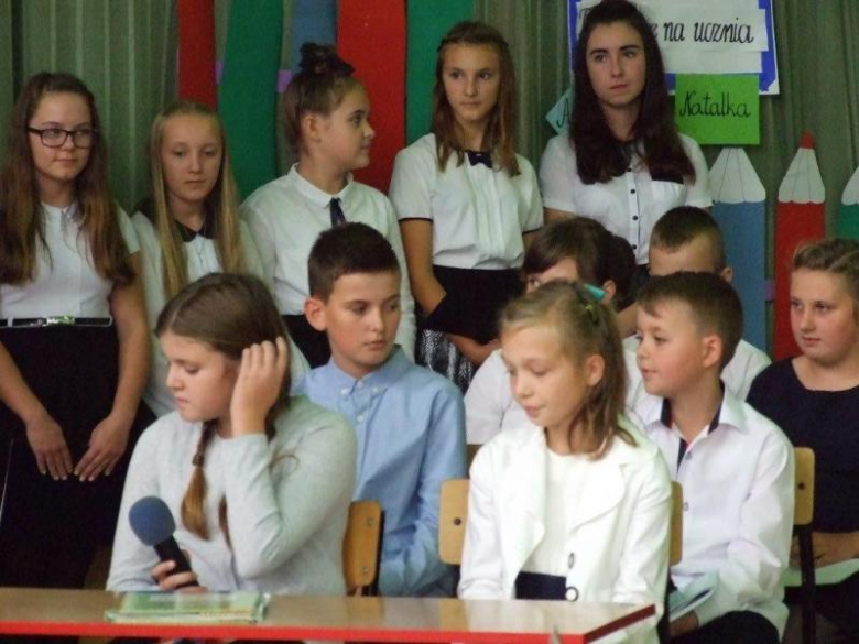 Uroczystości w szkole w Udaninie