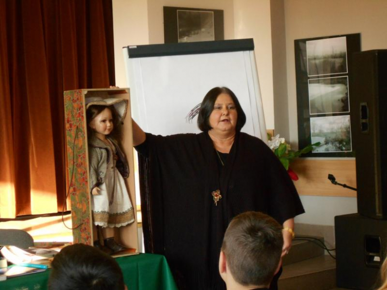 Spotkanie uczniów z pisarką