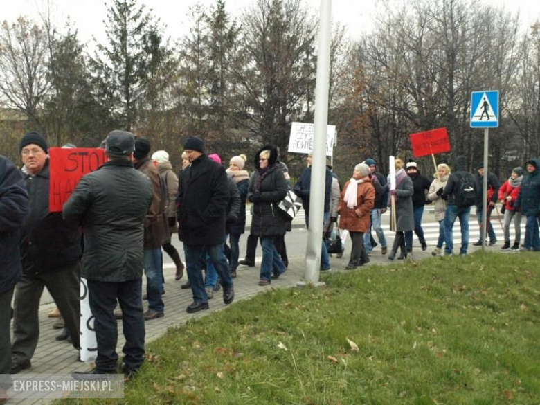 Protest mieszkańców przeciw nowej inwestycji