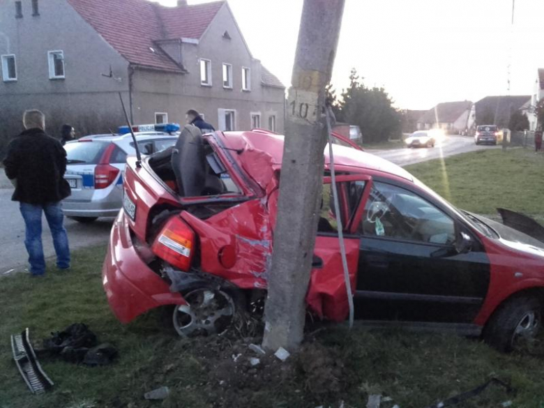 Wypadek w Chomiąży