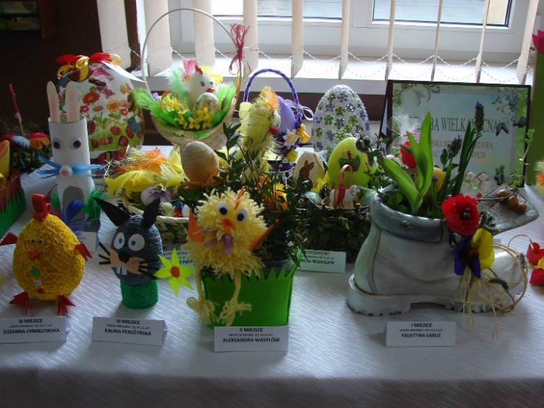 Prace w konkursie wielkanocnym