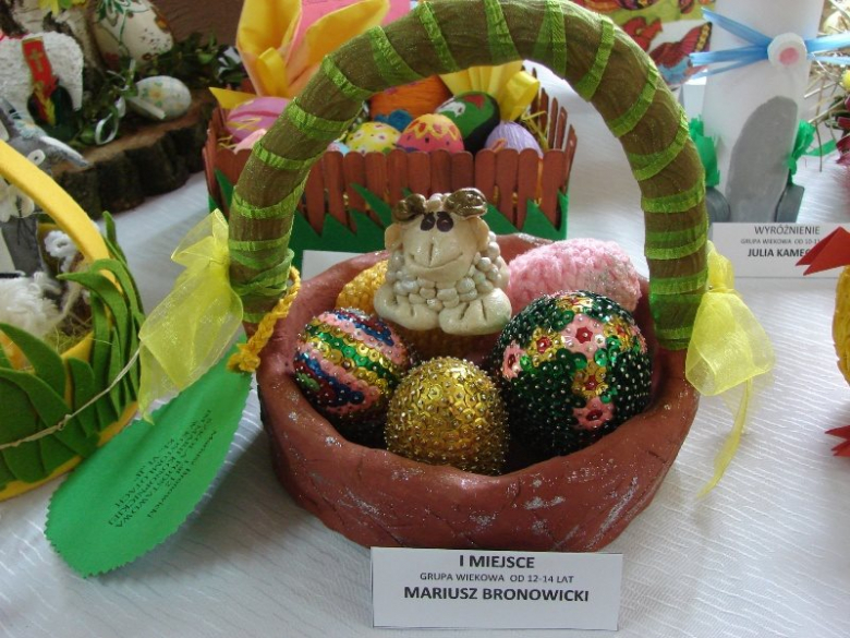 Prace w konkursie wielkanocnym