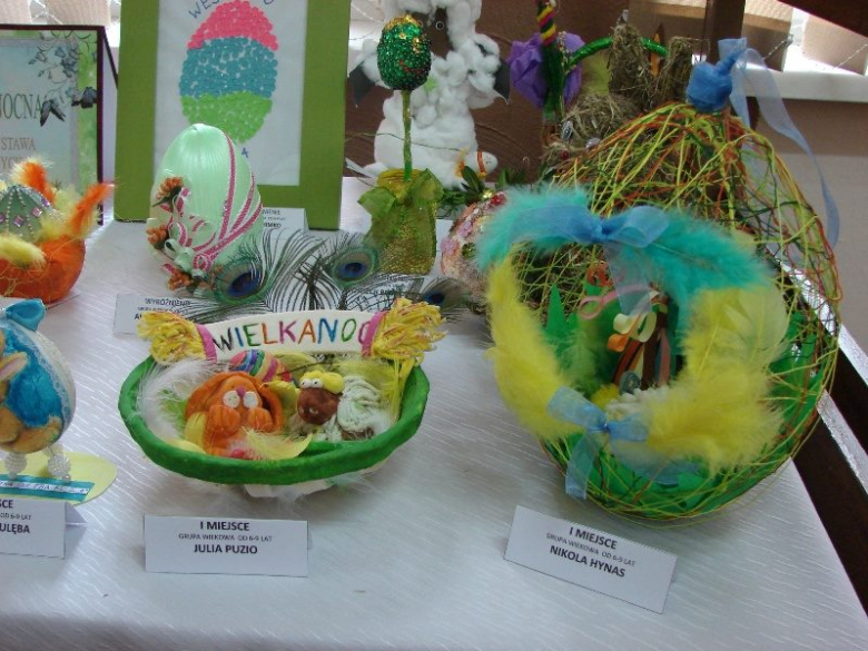 Prace w konkursie wielkanocnym