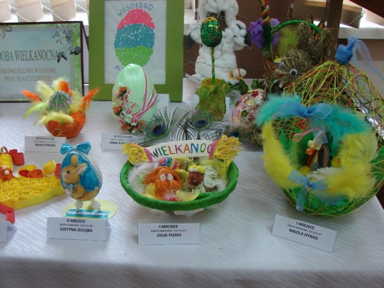 Prace w konkursie wielkanocnym