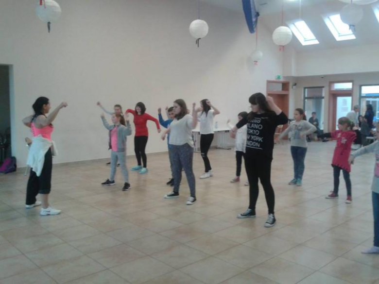 Zajęcia taneczne w Szczepanowie