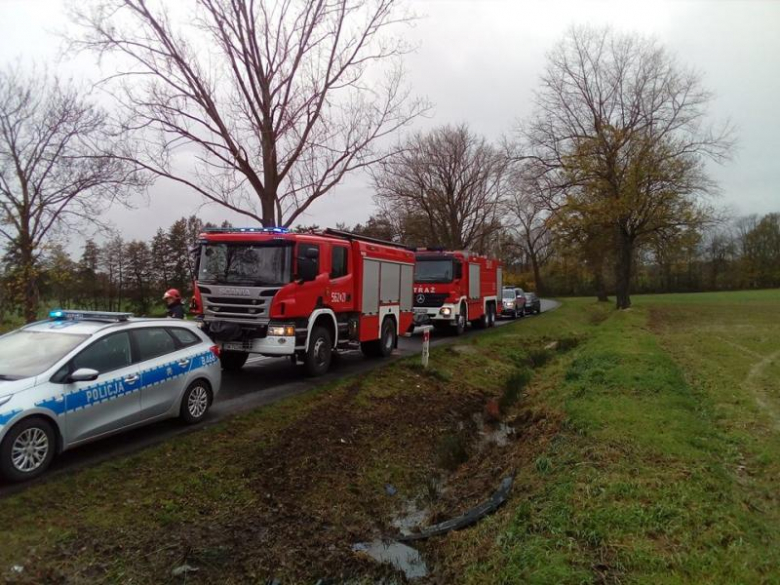 Kolizja koło Lusiny