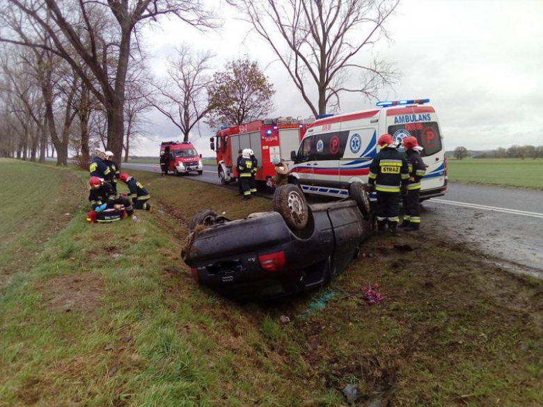 Kolizja koło Lusiny