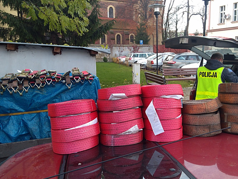 Zebrany materiał dowodowy przez KPP Środa Śląska