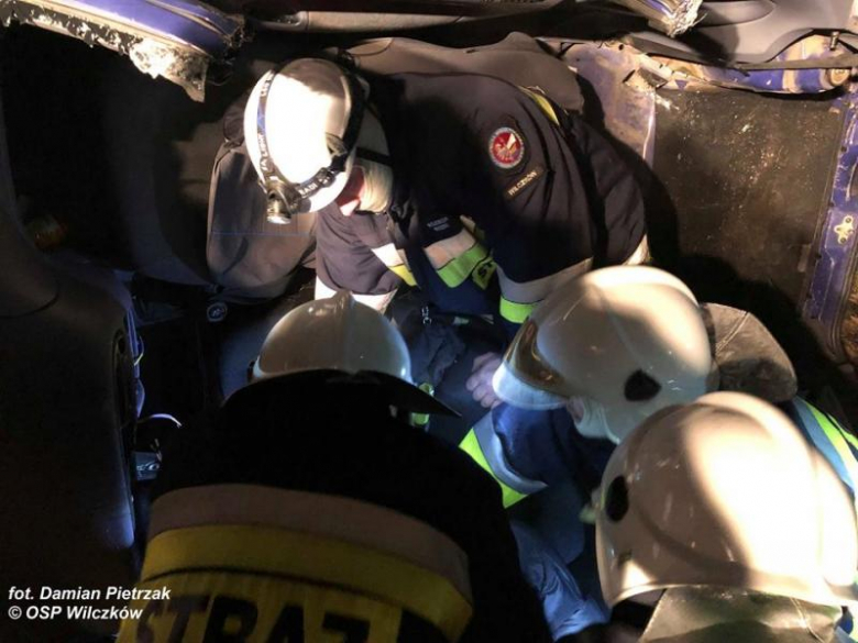 Ćwiczenia strażaków z OSP Wilczków
