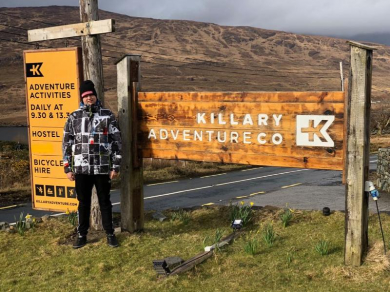 Udział uczniów w warsztatach w Irlandii