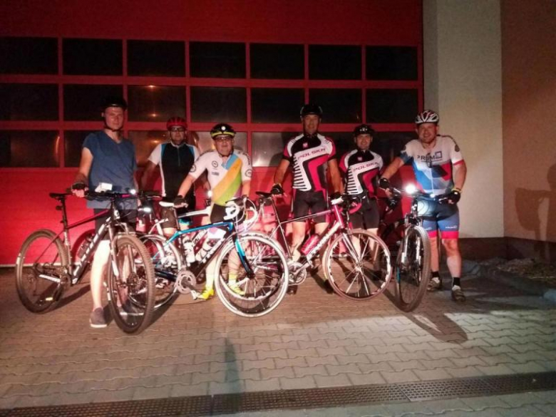 Średzcy strażacy wzięli udział w rajdzie rowerowym