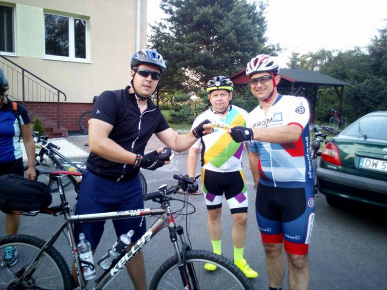 Średzcy strażacy wzięli udział w rajdzie rowerowym