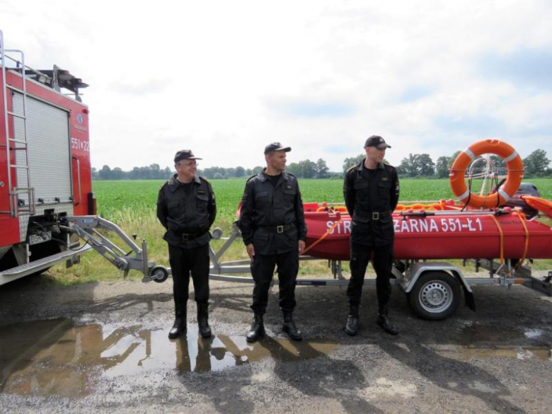 Ćwiczenia strażackie w Prężycach