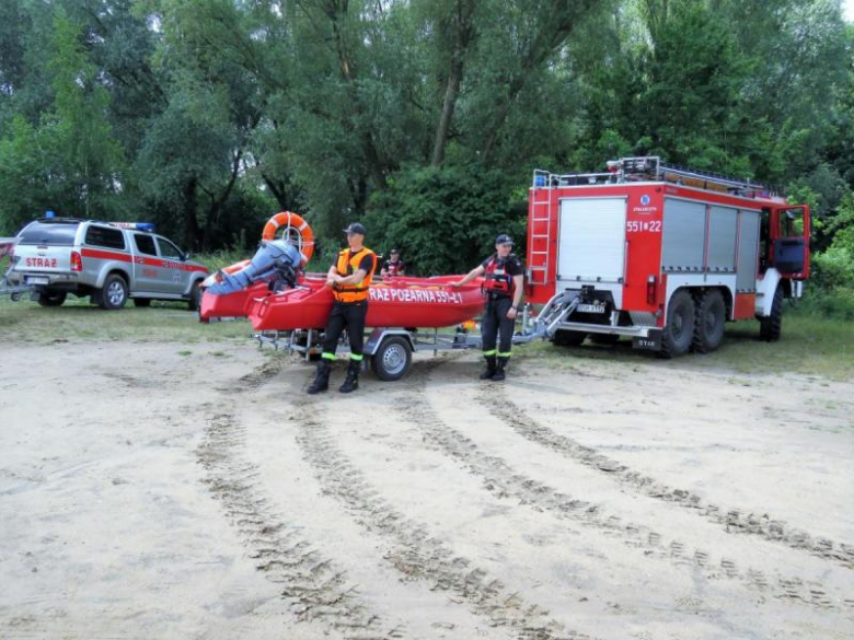 Ćwiczenia strażackie w Prężycach