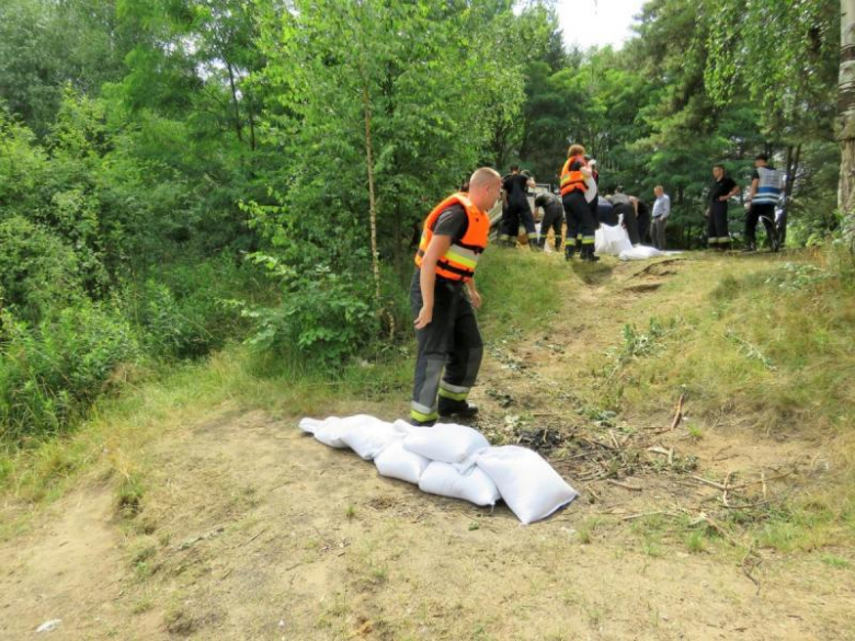 Ćwiczenia strażackie w Prężycach