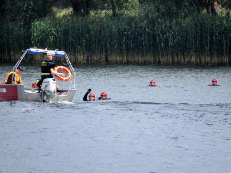 Ćwiczenia strażackie w Prężycach