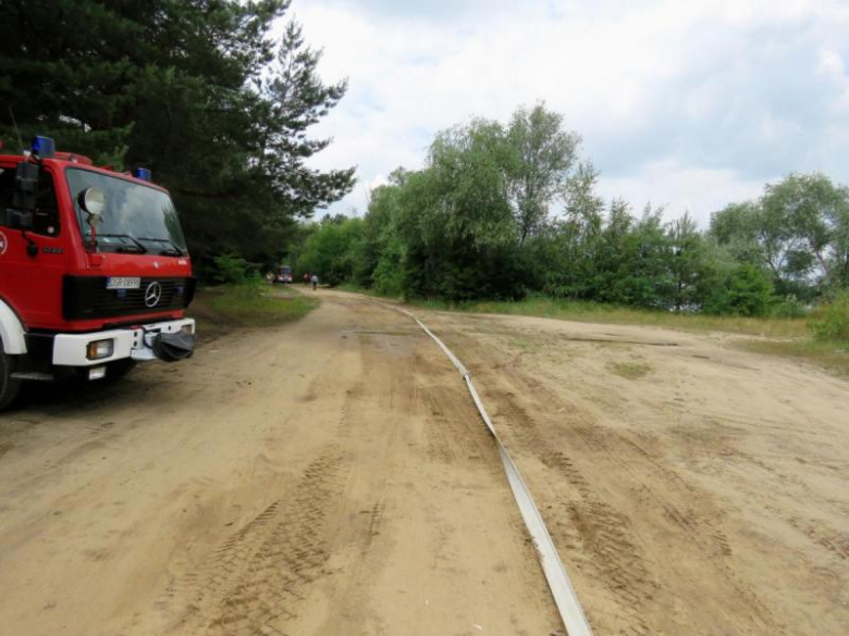 Ćwiczenia strażackie w Prężycach