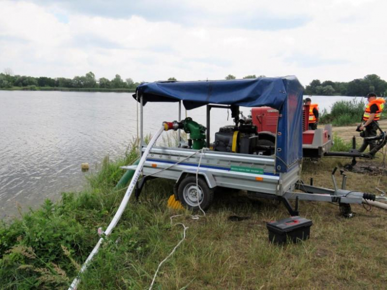 Ćwiczenia strażackie w Prężycach