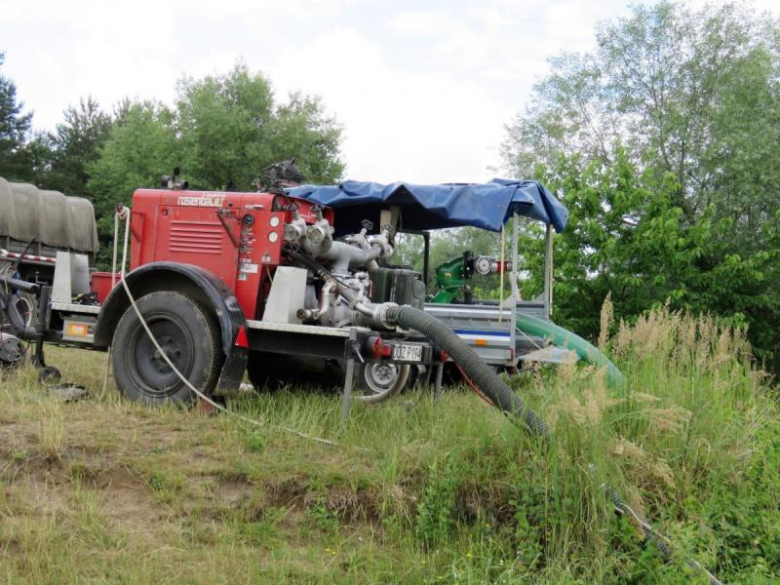 Ćwiczenia strażackie w Prężycach