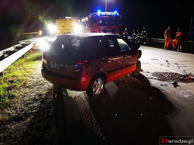 Wypadek na A4. Poszkodowane zostały trzy osoby