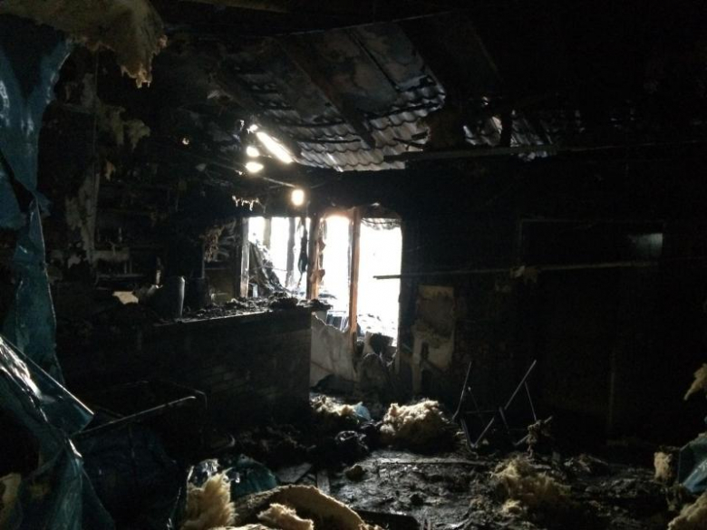 Dom rodziny całkowicie spłonął