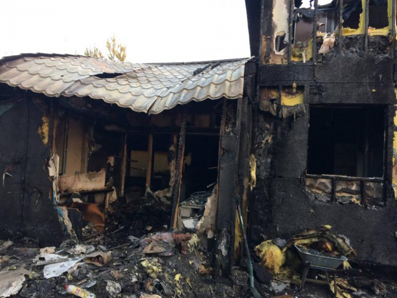 Dom rodziny całkowicie spłonął