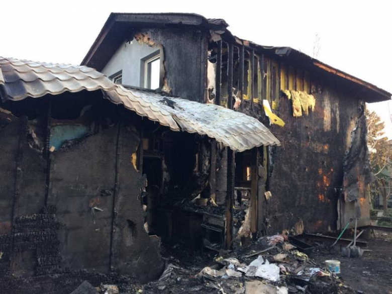 Dom rodziny całkowicie spłonął