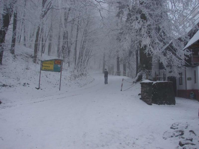 Srebrna Góra w zimie