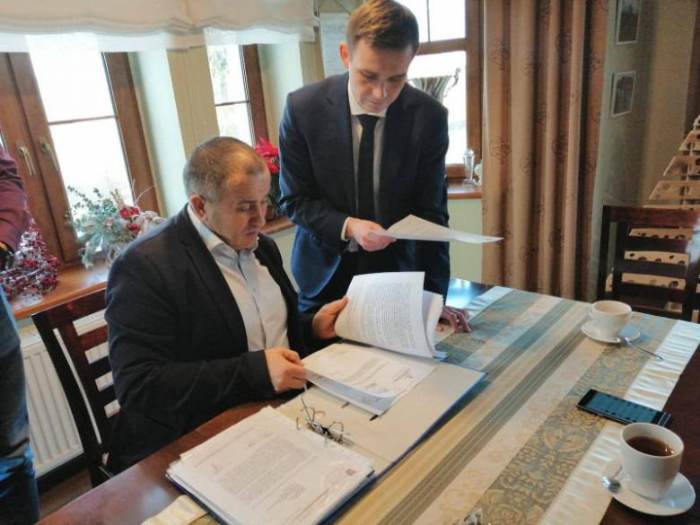 Spotkanie posła z wójtem