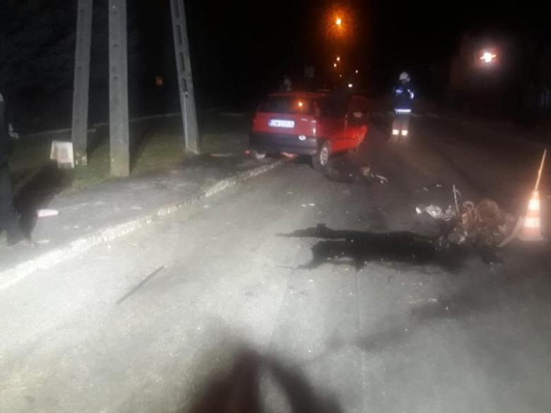 W Piotrowicach zniszczony został przystanek