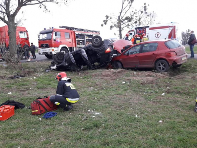 Wypadek koło Ramułtowic