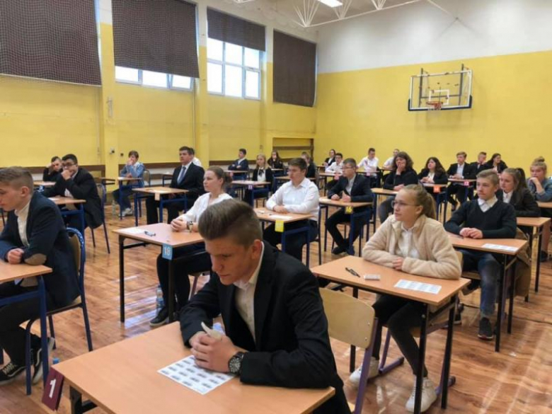 Egzamin gimnazjalny w Ujeździe Górnym