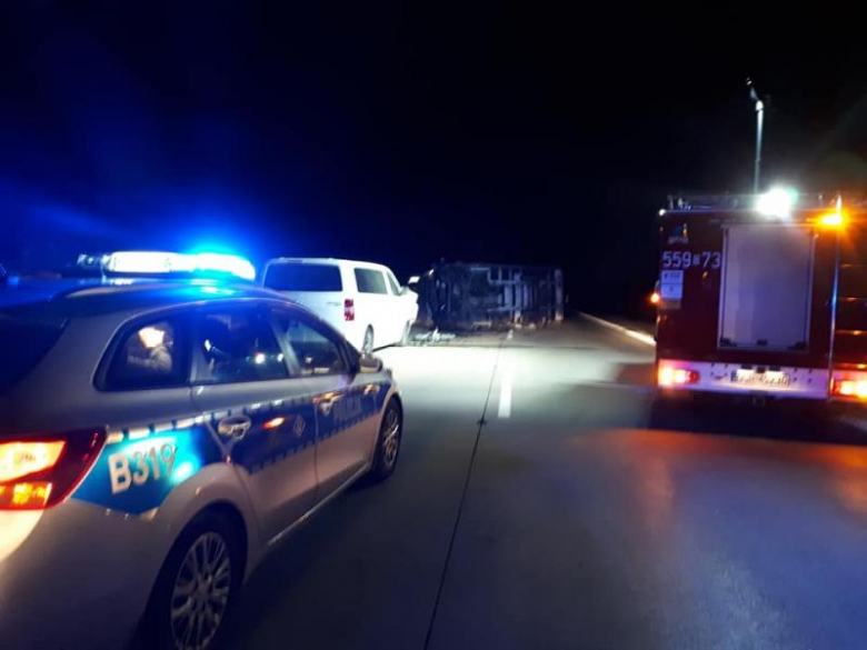 Kolizja dwóch pojazdów na A4