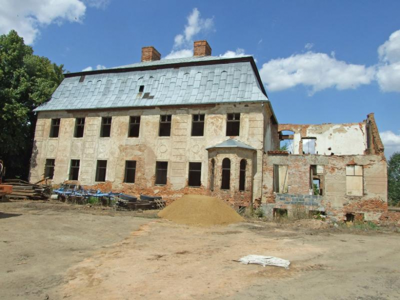 Widok pałacu od strony południowej