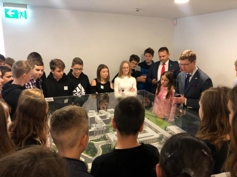 Uczniowie z Gminy Udanin w Sejmie RP