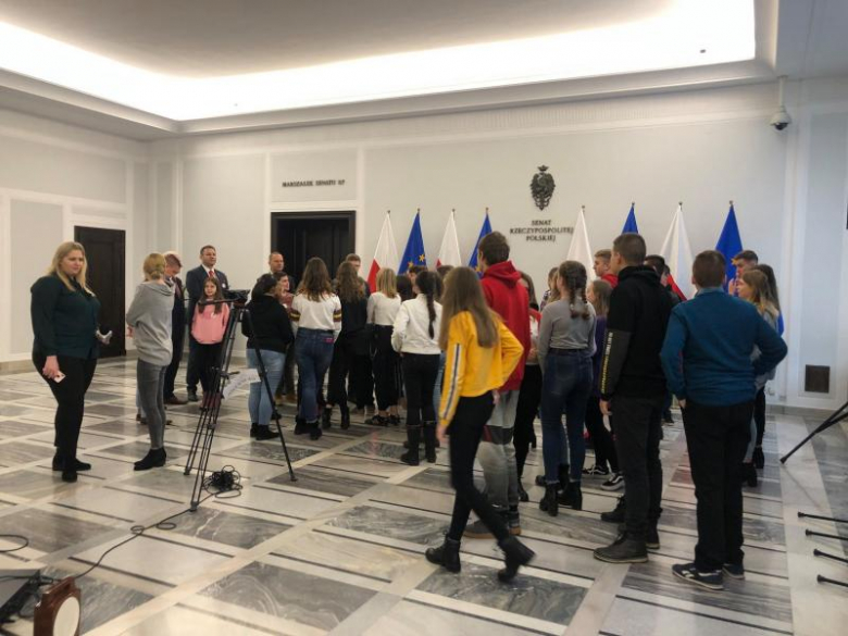 Uczniowie z Gminy Udanin w Sejmie RP