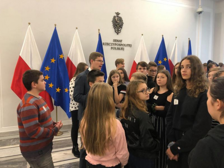 Uczniowie z Gminy Udanin w Sejmie RP