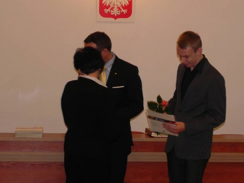 Środa Śląska - rozdanie dyplomów stypendystom