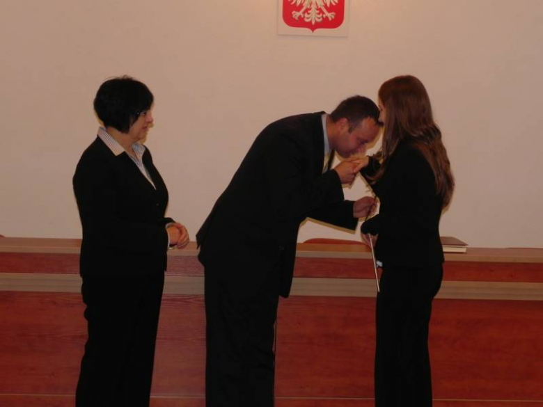 Środa Śląska - rozdanie dyplomów stypendystom