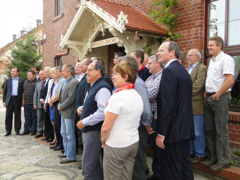 Wizyta ministrów UE w winnicach Jaworek w Miękini