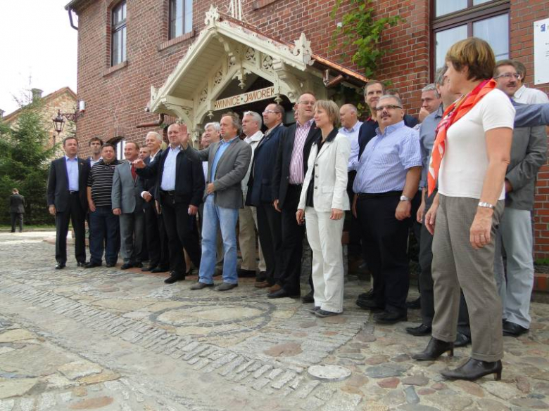 Wizyta ministrów UE w winnicach Jaworek w Miękini