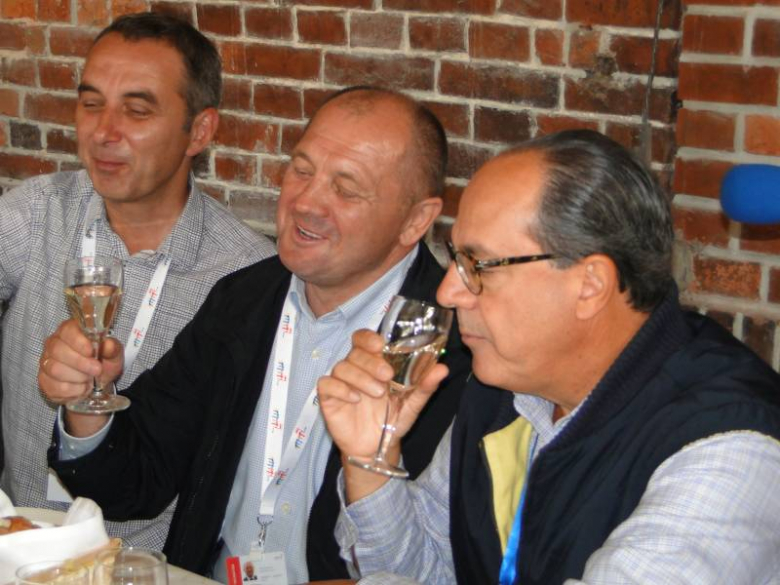 Wizyta ministrów UE w winnicach Jaworek w Miękini