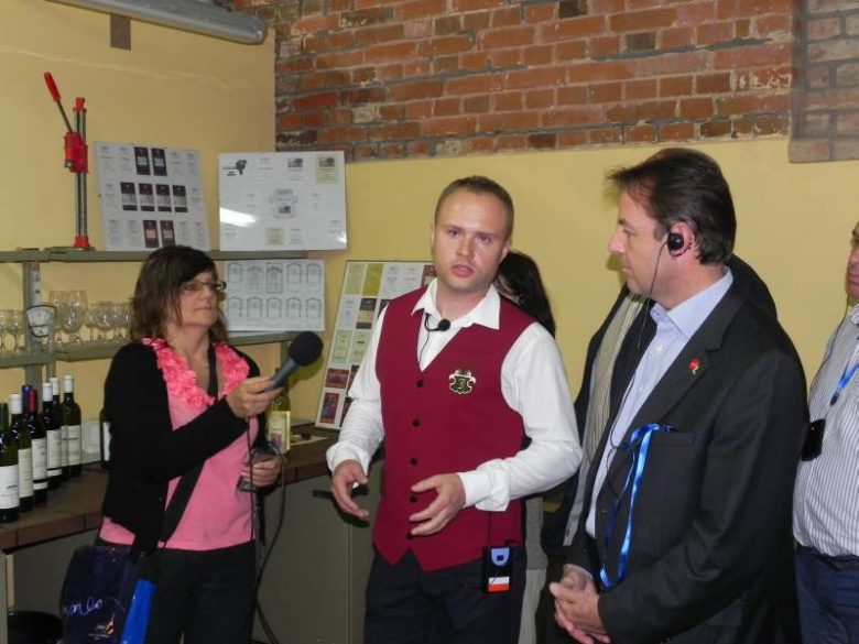 Wizyta ministrów UE w winnicach Jaworek w Miękini