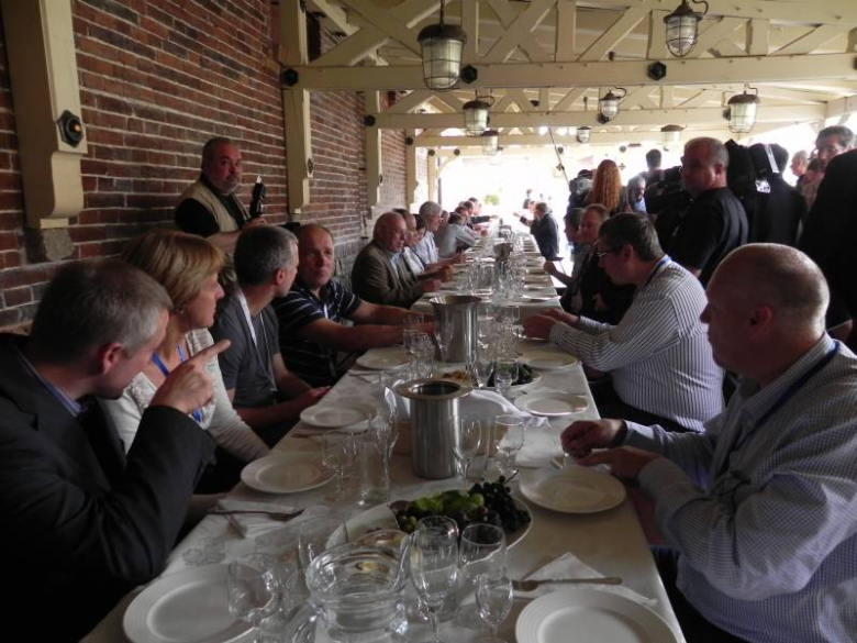 Wizyta ministrów UE w winnicach Jaworek w Miękini