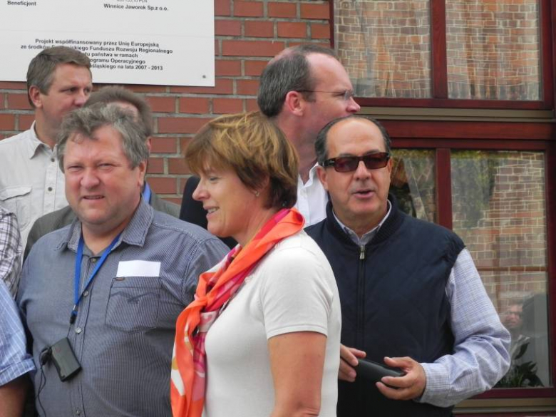 Wizyta ministrów UE w winnicach Jaworek w Miękini